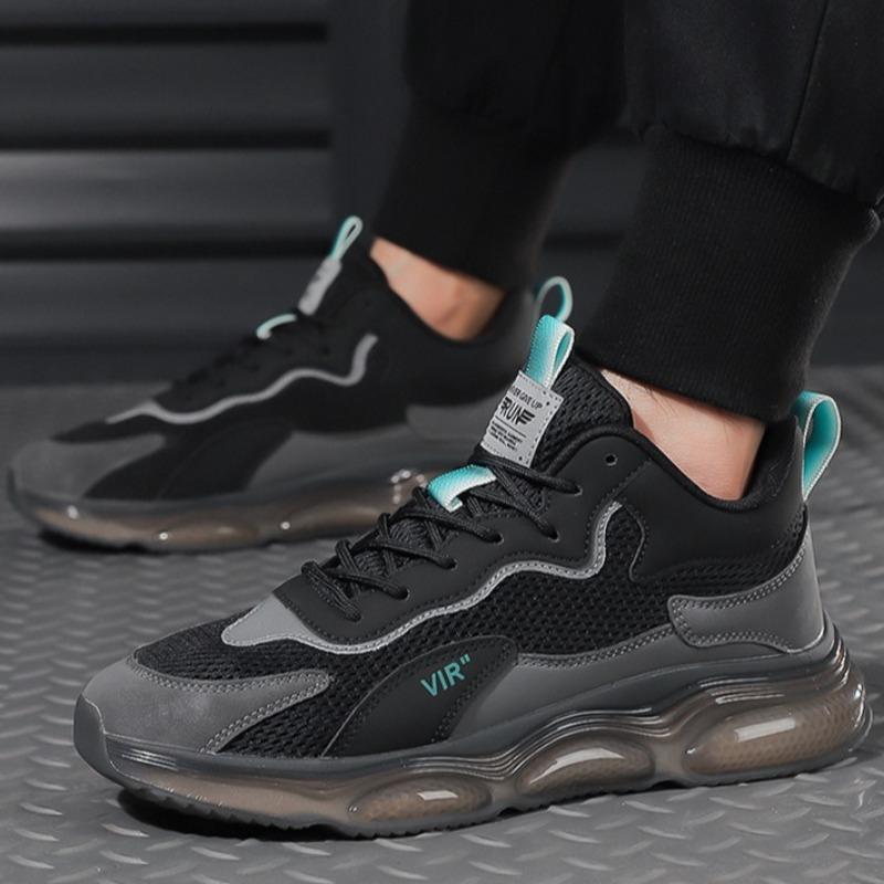 Fashion High Quality 2025 Men‘s Sneakers Elasticity Air-cushion Running Shoes Platform Man Tennis Sneakers Non Slip Casual Walking Shoes