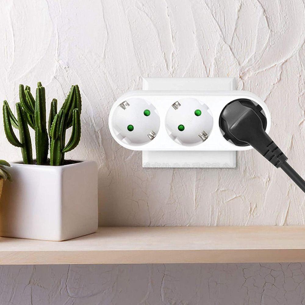 Safety Door Adapter Converter 16 A 250 V AC Socket Converter Power Travel EU Power Plug  Travel Use