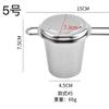 Mesh Tea Infuser Reusable Strainer Stainless Steel Teapot Loose Leaf Spice Filter Equipment Leak Double Handles