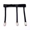 1 Pair Men Shirt Stay Stockings Non-slip Locking Clips Keep Shirt Tucked Leg Thigh Suspender Garters Strap Leather Harness Belts