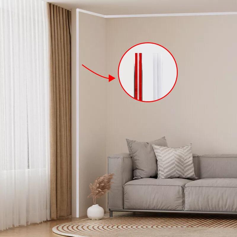 3M/Roll PVC Wardrobe Adhesive Tape Strips Buffer Tape Anti-collision Home Decorative Waterproof Self-adhesive Beauty Seam Sticker
