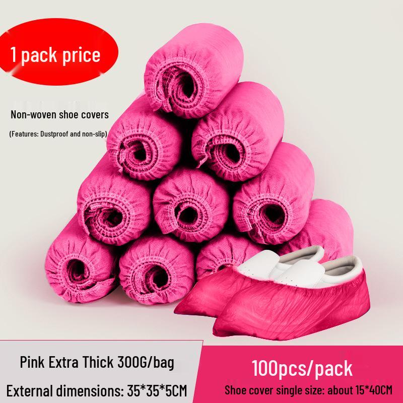 Durable Non-Slip Breathable Disposable Shoe Covers for Indoor Use