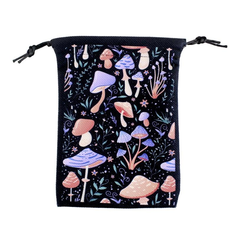 

Tarot Velvet Pouch With Drawstring Closure Perfect For Crystal Items And Board Games Style I