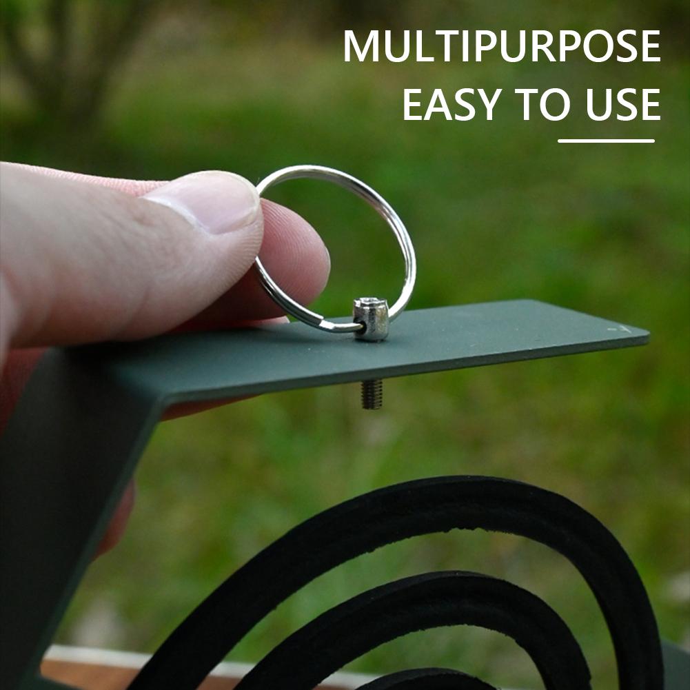 New Mosquito Coil Tray Mosquito Coil Holder Hanging Mosquito Coil Bracket for Indoor Outdoor Hiking Camping Supplies Tools