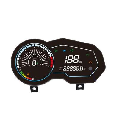 Motorcycle LCD Digital Instrument Panel Gauge Speedometer Odometer Tachometer Clear Display for Ltalika 150z 150sz 170z