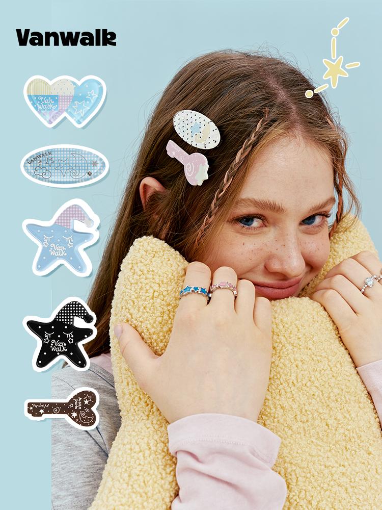 Vanwalk Sugar Star Hair Clip [Star-Black]