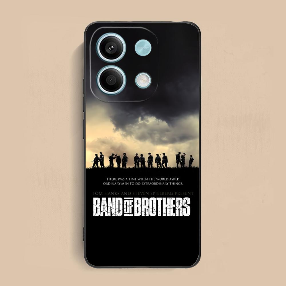 

Band of Brothers Phone Case for Xiaomi Redmi 15 14 13 12 A5 3 2 1 C Plus 4G 5G Soft TPU Shockproof Cover Redmi A1+
