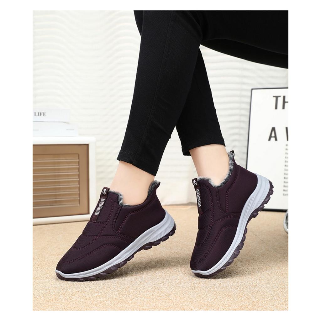 Warm Shoes, Winter Women's Shoes with Plush and Thick Boots, Large Size Short Boots, Unisex Shoes