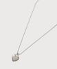 Covernat Woman Heart Necklace Silver