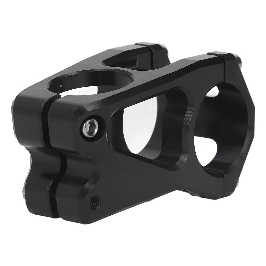 31.8mm Mountain Bike Stem Aluminum Alloy CNC Bike Short Handlebar Stem Hollow Design DIY Bike Accessories Black
