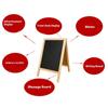 1Pc Independent Double-sided Blackboard Wooden A Frame Is Used For Sketchpad Teaching Mini Board Activity Sign Party Decoration