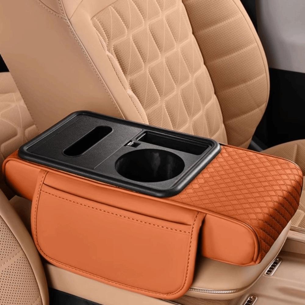 

Heightening Design Car Armrest Storage Box Large-Capacity Organizer Car Accessories оранжевый