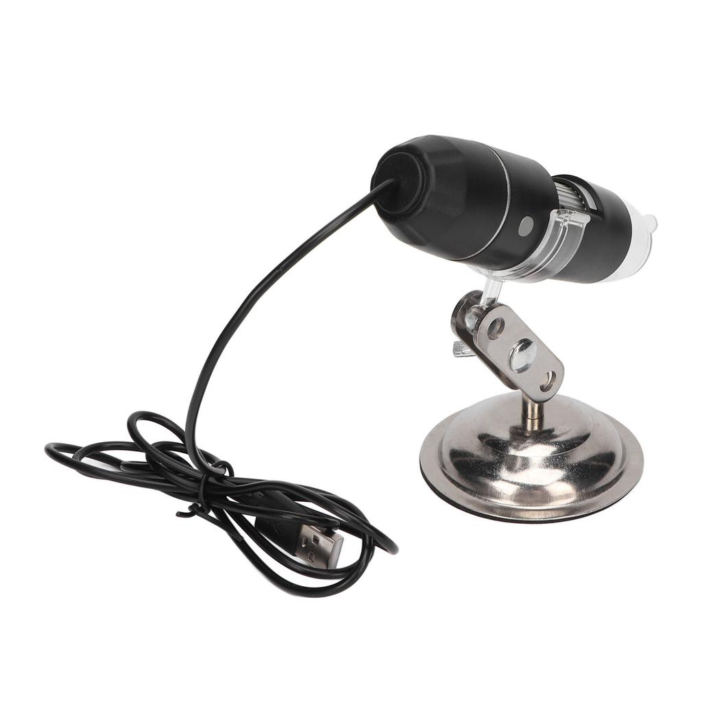 Digital Microscope 0X‑200X USB 8 White LED Lights Handheld Magnification Camera for Windows XP