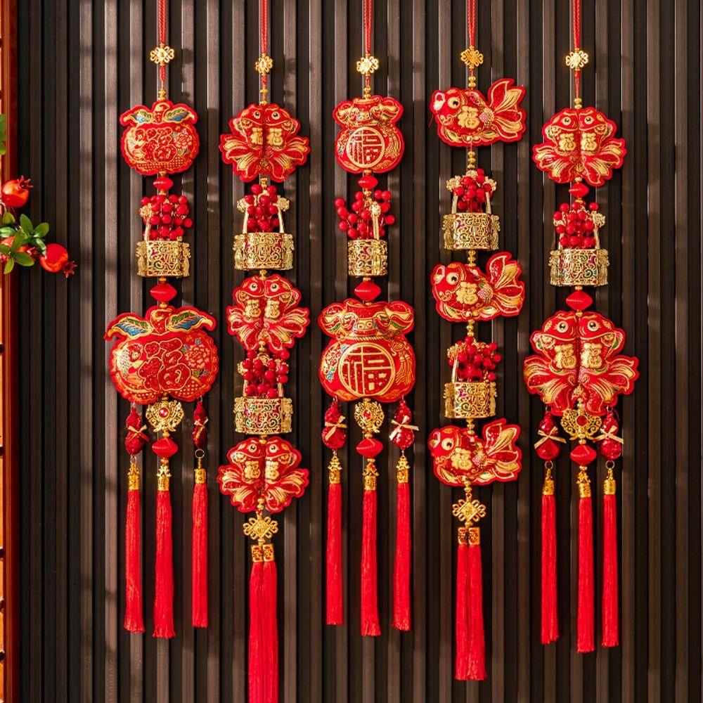 Fu Spring Festival Pendant Lucky Bag Good Luck Ornaments New Year Decorations  Scene Arrangement