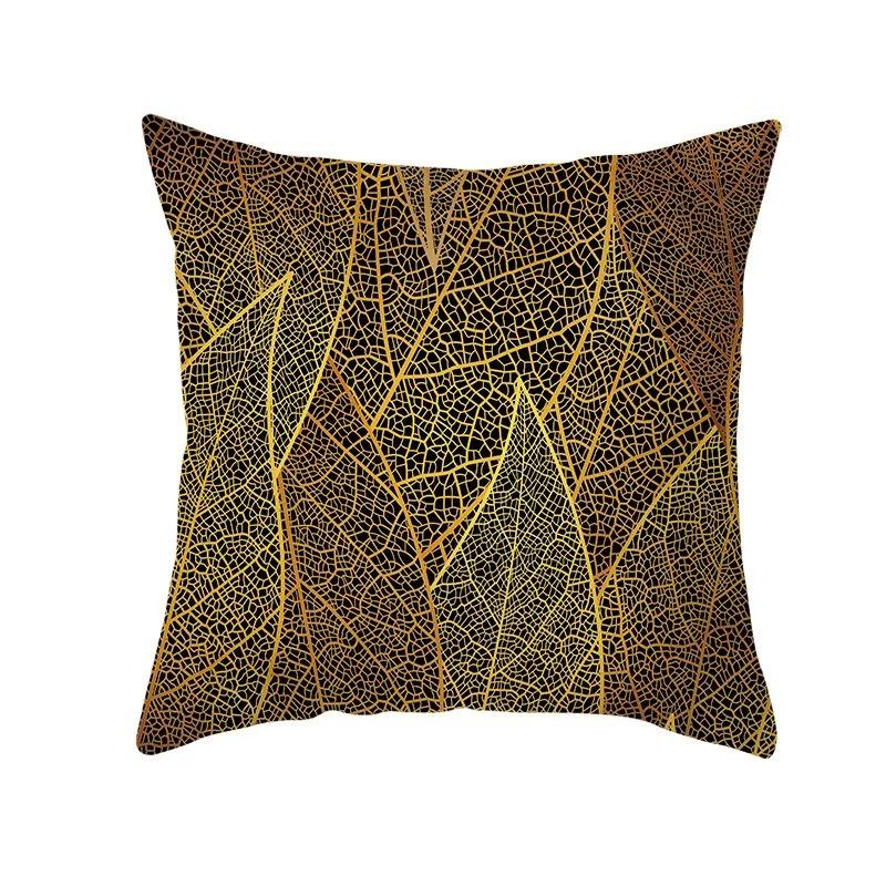 Flax Dandelion Maple Leaf Pattern Series Cushion Cover Sofa Pillow Cover Living Room Decor Nordic Cushion Cover Home Decor