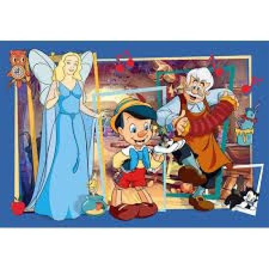 Clementoni Disney Pinocchio Jigsaw Puzzle, 104 Pieces, 38cm X 27cm, 7560 [Used]