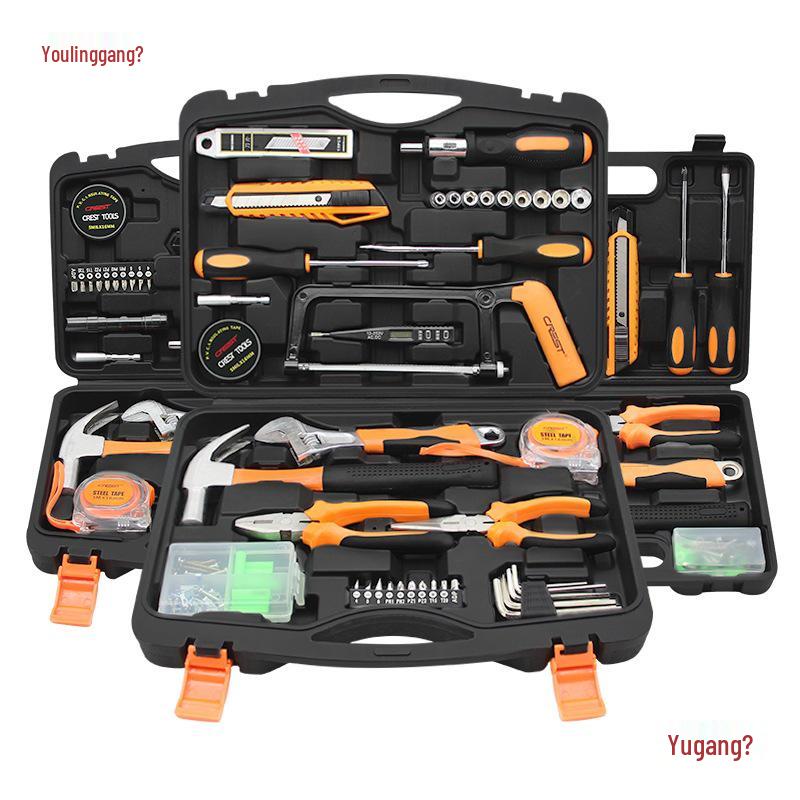 Multifunctional Electrician Toolbox: Complete Hardware & Electric Drill Set
