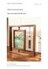 Double-Sided Rotating Transparent 7-Inch Wooden Photo Frame for Tabletop Display