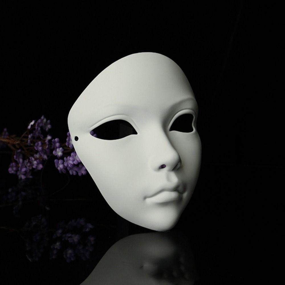 Dress Up Cosplay Geisha Mask Flower Japanese Mask Toy Hanfu Cosplay Mask  Party