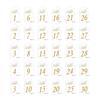 Acrylic Table Signs 30-piece Blank Sheet Clear Arch Acrylic Sign With Stand For Party Events Reception Wedding Restaurant