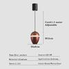 Lamp Nordic Minimalist Modern Bedside Pendant Light Fixtures , Single-Light Ceiling Light Fixture For Bedroom, Kitchen, Entryway