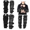 4Pcs Reflective Motorcycle Knee Elbow Guard Kit AntiFall Keep Warm Protective Pads