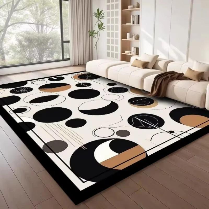 Modern Nordic Style Geometric Large Rugs for Living Room Decor Home Carpet Light Luxury Bedroom Area Rug Living Room Decoration