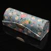 Lipstick Box with Mirror Floral Print Vintage Women Chinese Style Retro Lip Glosses Storage Box for Daily Life