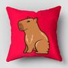 1Pc Capybara Animals Pillow Case For Home Decorative Pillows Cover Invisible Zippered Throw Pillowcases 8.23
