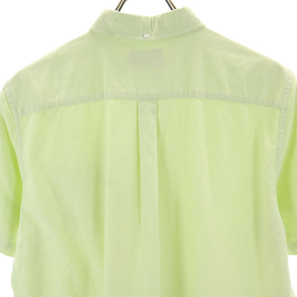 Stussy Made In Japan Short Sleeve Button Down Shirt M Green System Men's Used