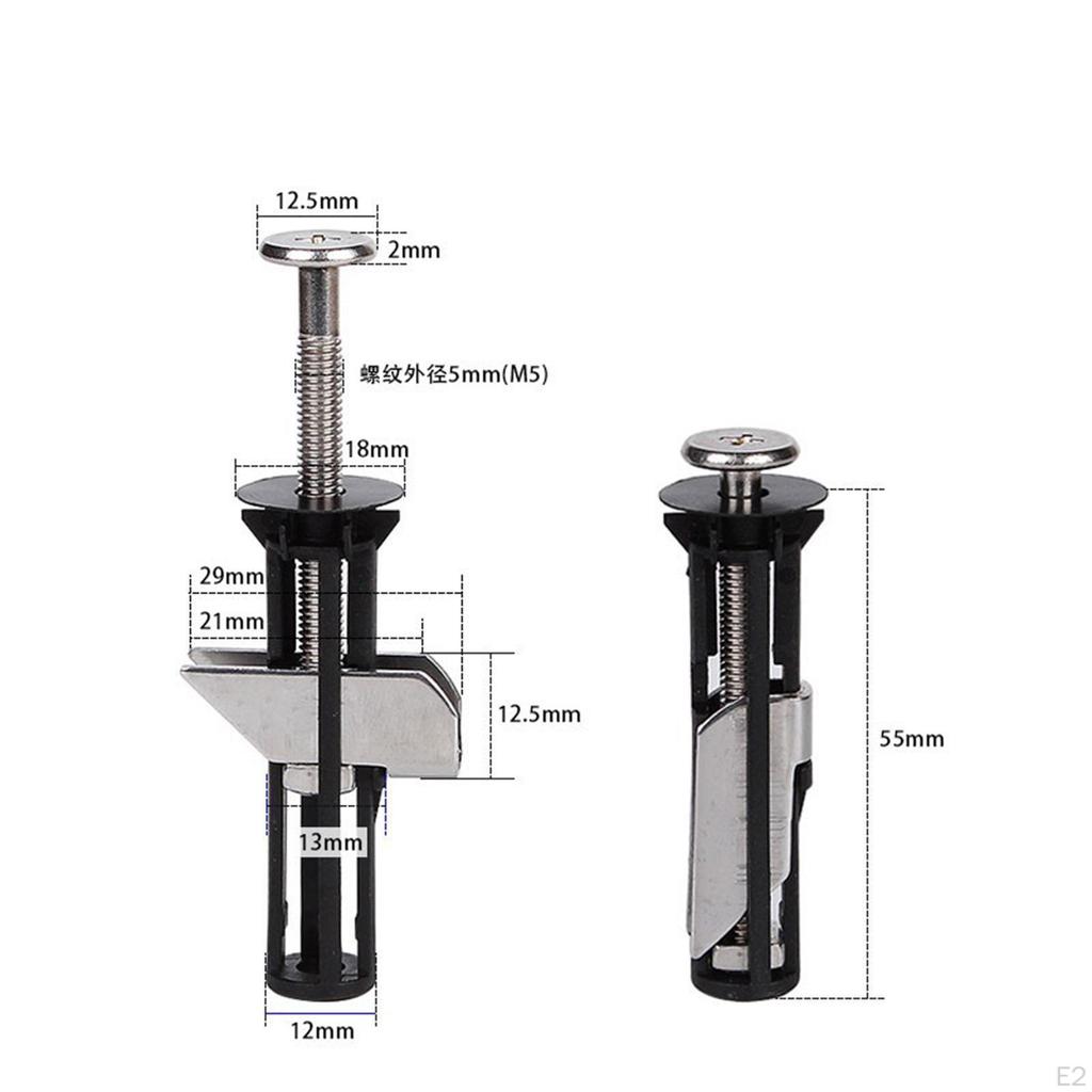 2 Stück Toilettenreparatur-Schrauben Sitzscharnier-Schrauben Einfach zu installierendes Werkzeug