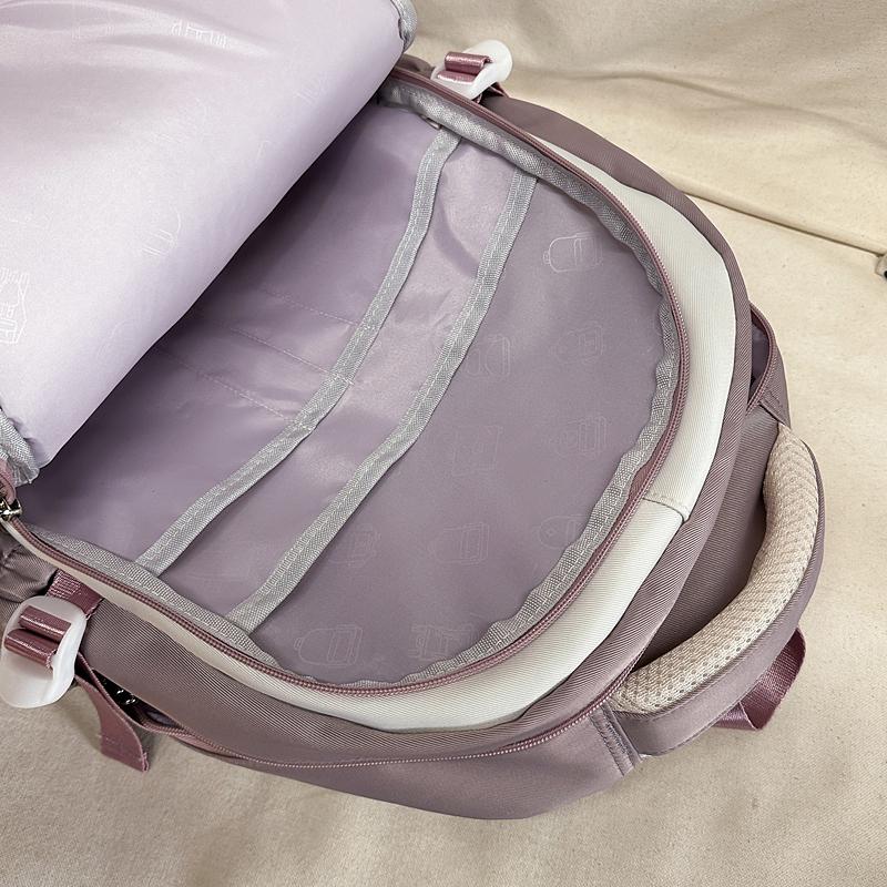 Student Schoolbag Ridge Backpack Women's Lightweight Large Capacity Backpack