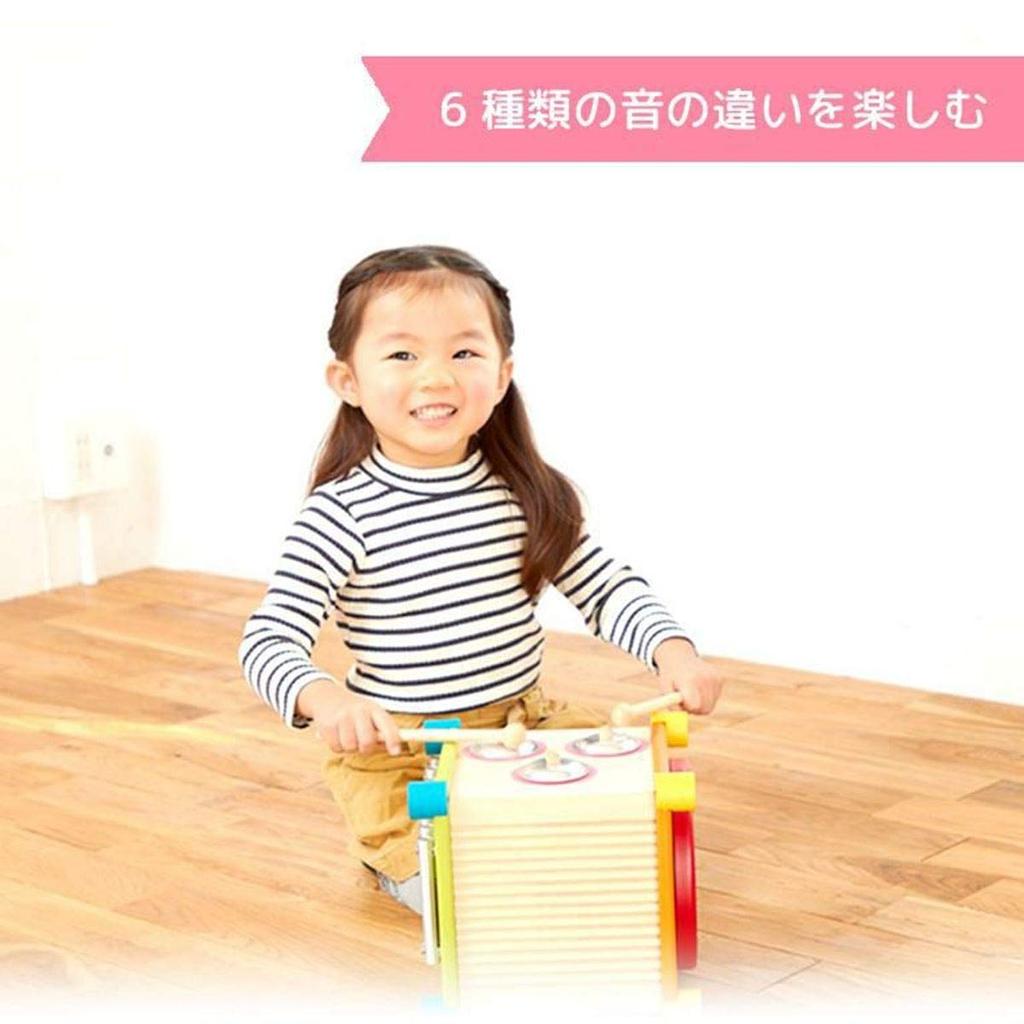 Toy Melody Cube Educational Toy Wooden Toy Musical Instrument Drum Birthday Gift 1 Year Old 2 Year Old Care Guide Included Edutē I'M