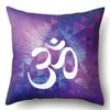 Buddha Head Eye Print Cushion Cover Case Buddhism Decorative Pillow Cover Polyester Home Hotel Car Decoration Pillowcase 45X45CM