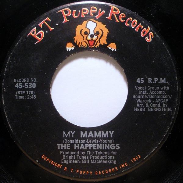 

7-дюймовая пластинка СОБЫТИЯ - Моя мамочка 45530 B.T. Щенок Реко 1967 США Рок Б/У