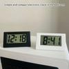 Mini Digital Clock for Car Dashboard,Battery Operated & Clear LCD Screen Time Display,Small Desk Clock for Bathroom