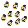 100PCS Small Wooden Insect Stickers Mini Decorative Sticker for Embellishment Card Making