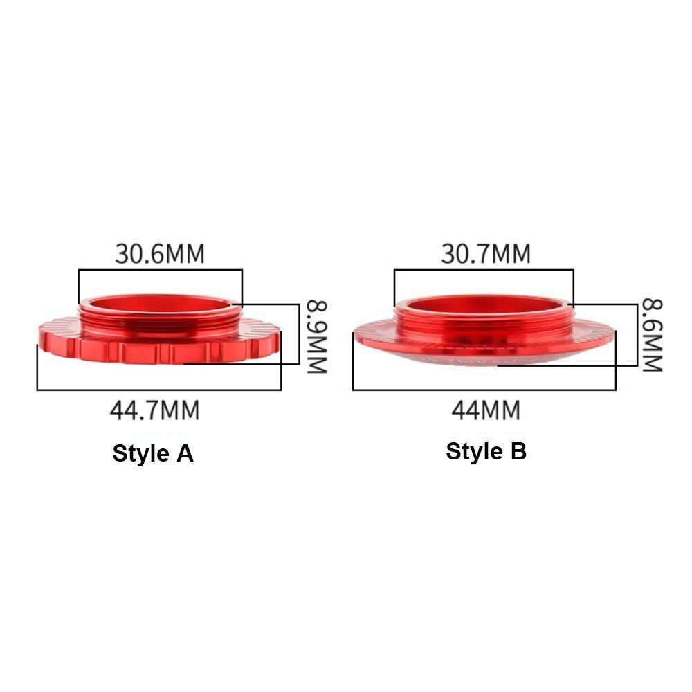 Kit Middle Lock Cover Bike Flywheel Lock Cover Bike Center Lock Cover Bicycle Center Lock Cap