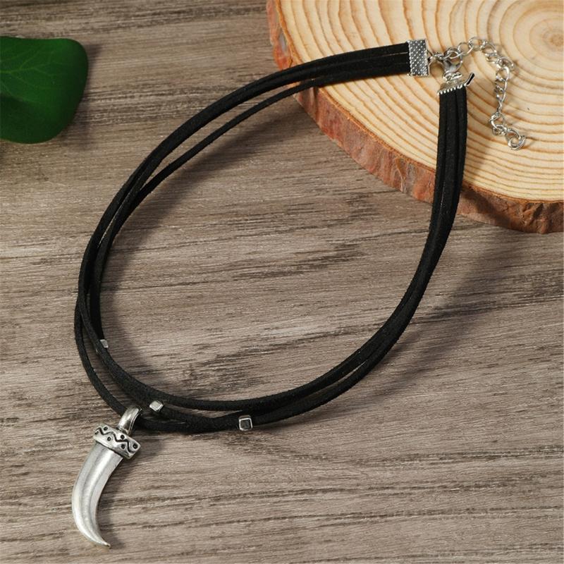 Elegant Modifiable Marine Sphere Necklace With Thin Faux Leather Cord For Stratified Jewelry Appearance
