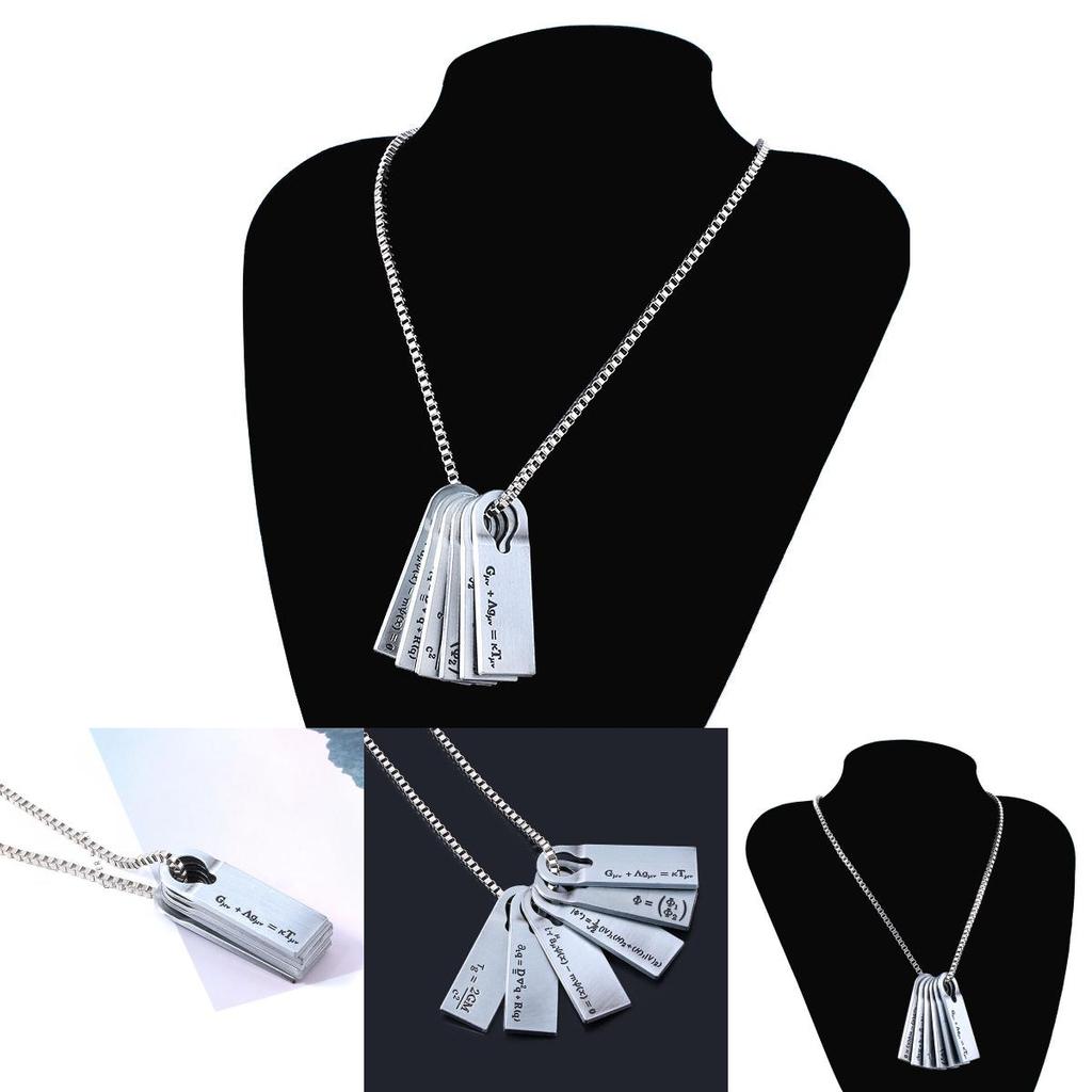 Death Stranding Chemical Physical Equations Alloy Pendant Necklace With Vintage Design For Science Enthusiasts