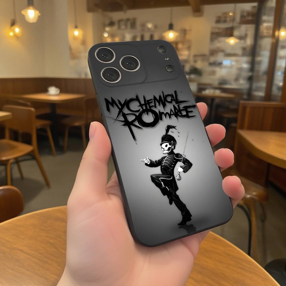 

My C-Chemical R-Romance Phone Case For iPhone 17,16,15,14,13,12,11,Pro,Max,Plus Black Shockproof Soft Cover iPhone17