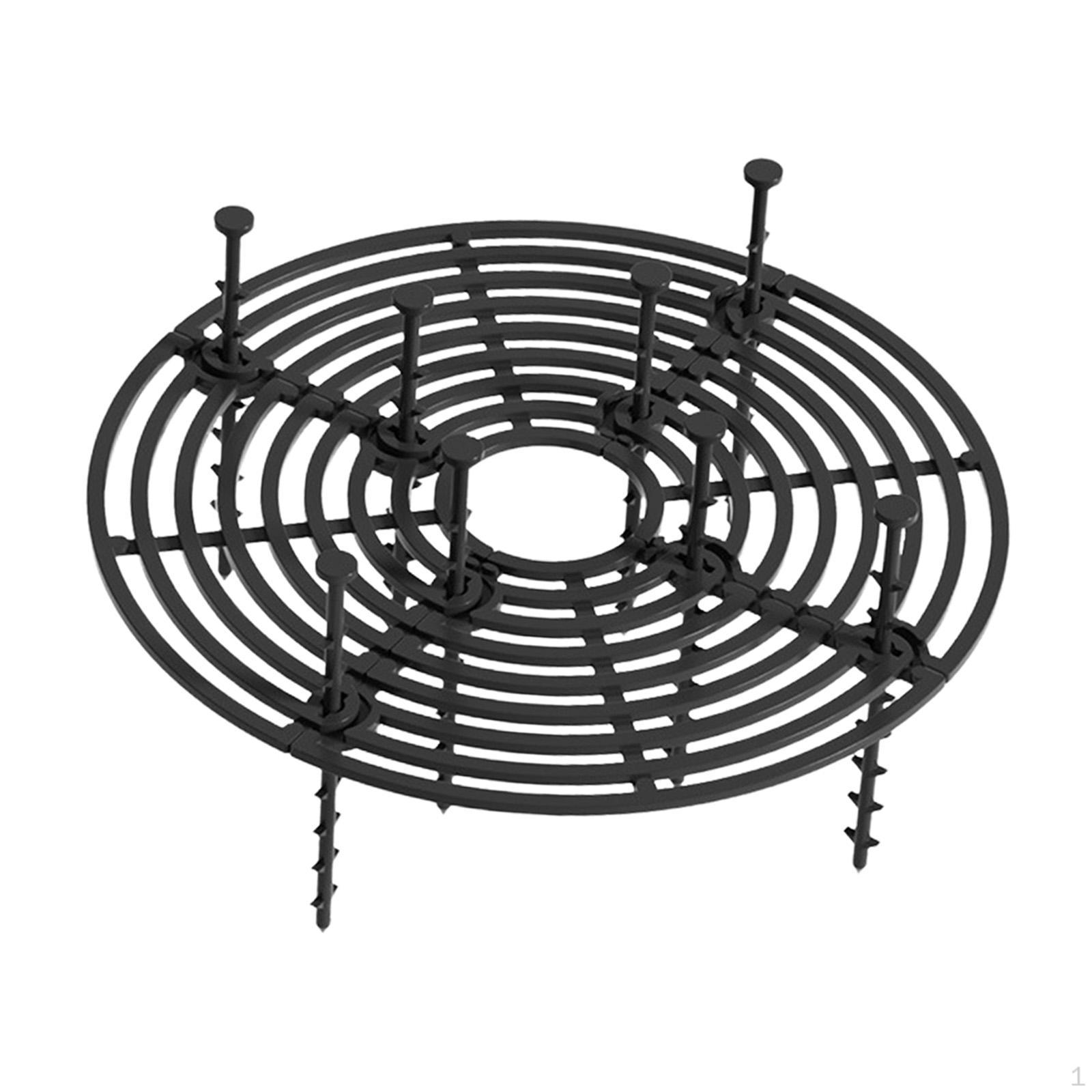 

Plant Pot Grid Black 19cm