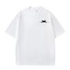 Summer New Tops American Trends Peek Kitten Print Loose Round Neck Men and Women Couple Cotton Short-sleeved T-shirt