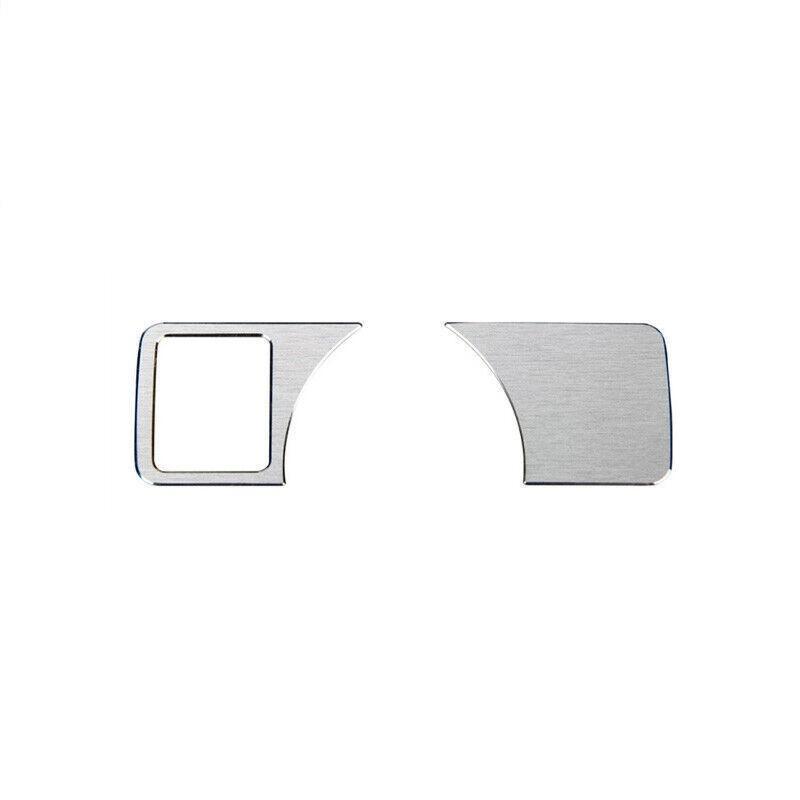 Fit For Benz C-Class 08-2014 Silver Aluminum Headlight Control Button Cover Trim