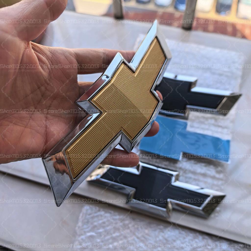 AABKB1 2pcs for 2018-2024 Chevrolet Equinox Front Grille Bowtie Emblem and Rear Trunk Badge logo new OEM 23136671