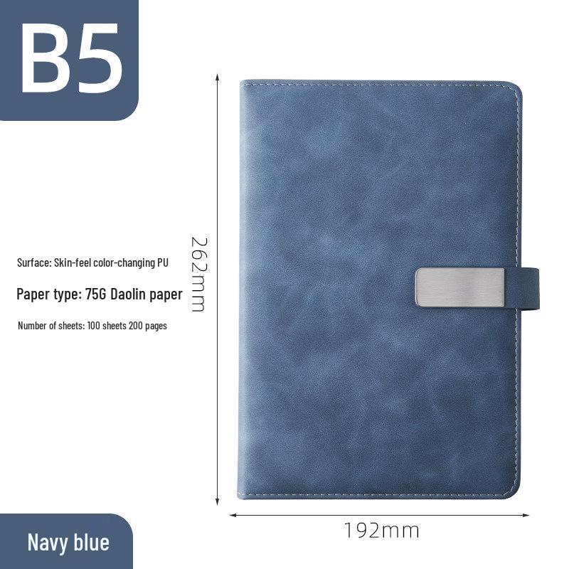 A5 Custom Logo Business Notebook Set - Premium Gift for Office Meetings