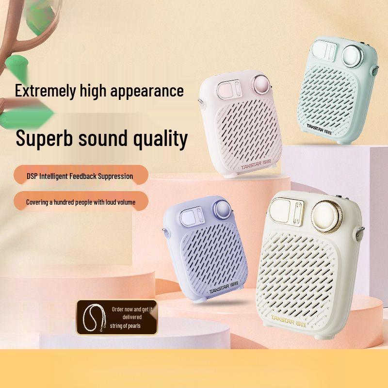 S10 Little Bee Wired Bluetooth USB Megaphone with Microphone for Teachers