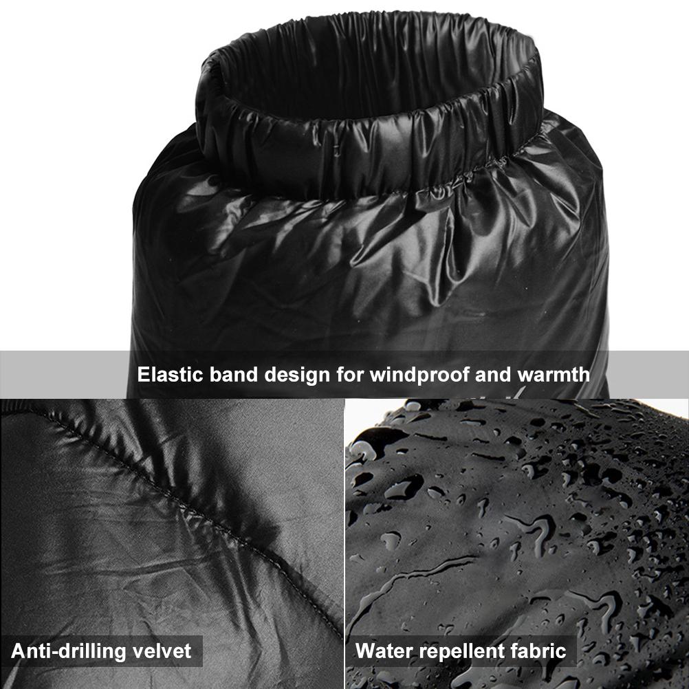 Winter Down High Top Socks Waterproof Duck Down Booties Drawstring Closure Down Filled Foot Cover