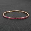 9Pcs Stackable Elastic Crystal Bead Bracelet Rhinestones Handchain Fashionable Stretch Wristchains Jewelry for Women