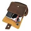 New Leather Large Capacity Men's Crossbody Bag High-end Leisure Travel Shoulder Simple Atmospheric Small Square